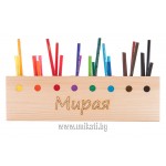 Поставка моливник Монтесори